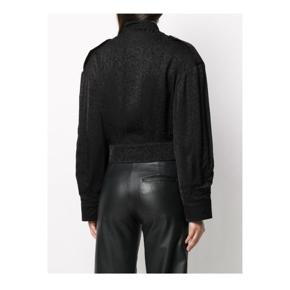 Just Cavalli Snakeskin pattern cropped jacket - Picture 4 of 6